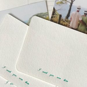 I Wish You Were Here Greeting Card, Watercolour Paper