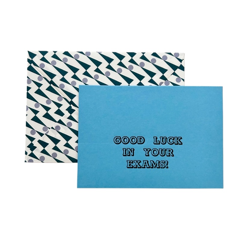 Good Luck In Your Exams Greeting Card