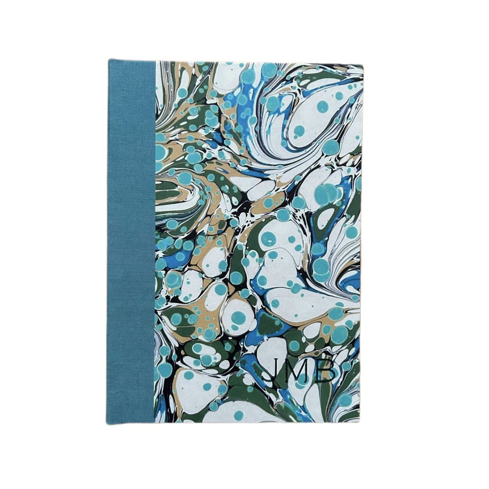 Green Marbled Reading Journal
