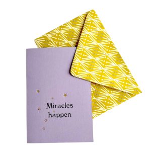 Miracles Happen Greeting Card