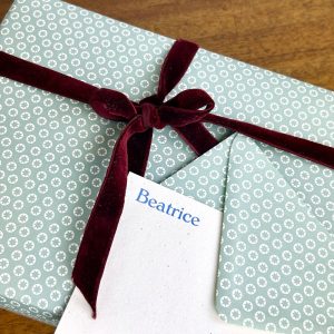 Wrapping Paper, Blue Stars, 2 Sheets