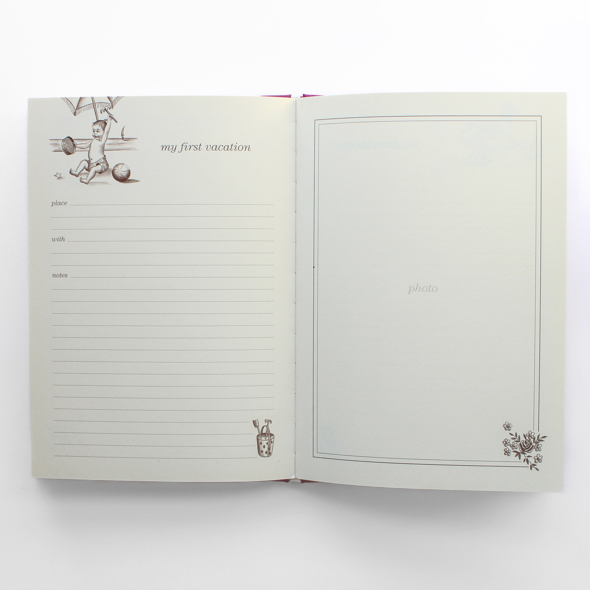 Baby Journal, Pink Stars - Image 4