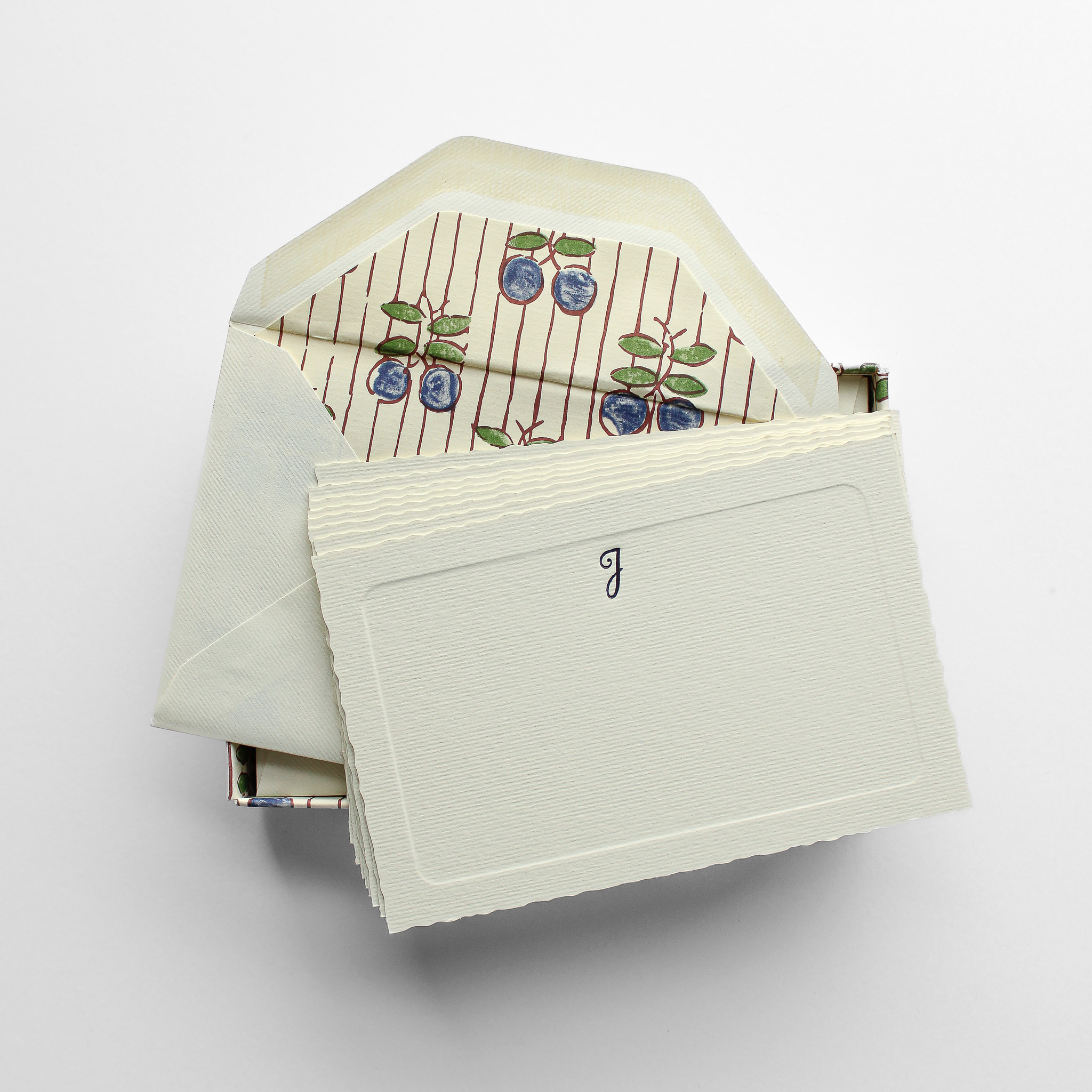 Blue Cherries, Box Of 8 - Image 2