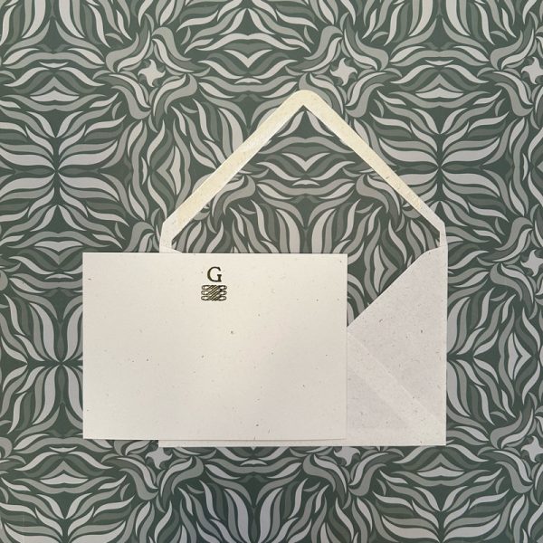 Boxed Cards & Pencil Case Set, Sage Swishes - Image 2