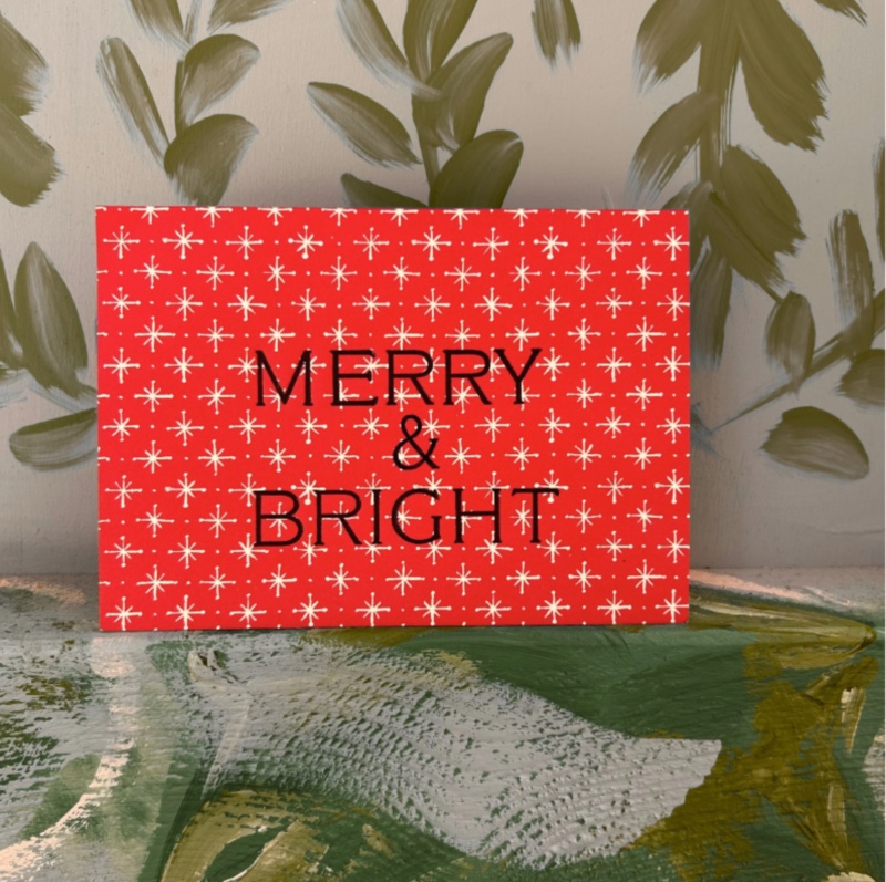 Merry & Bright Christmas Card