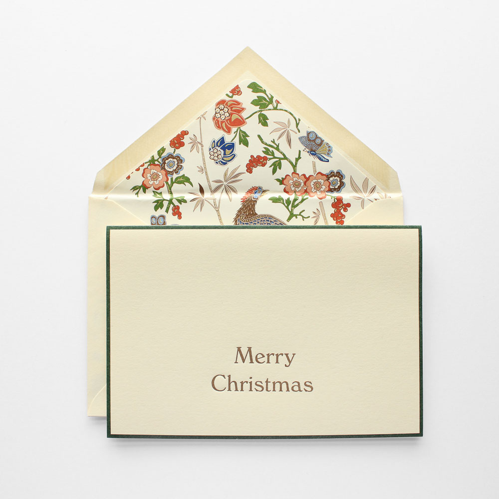 Merry Christmas Boxed Notecards, Florentine, Box of 10 - Image 3