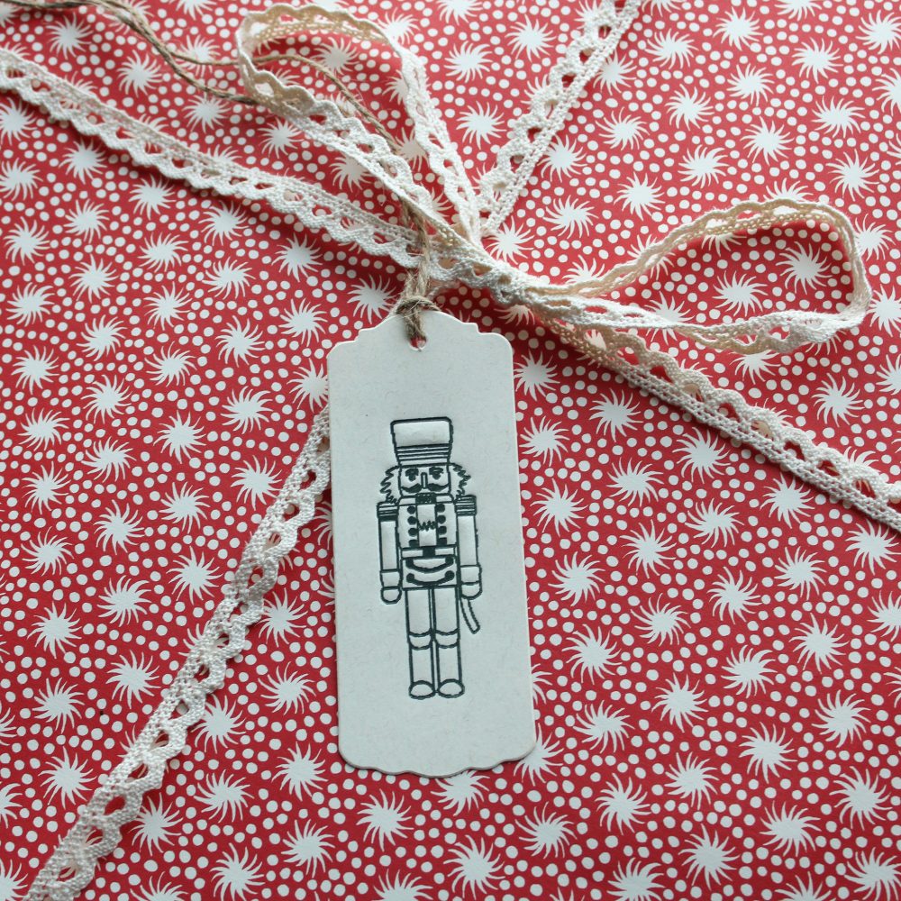 Nutcracker Christmas Gift Tags, Set of 6